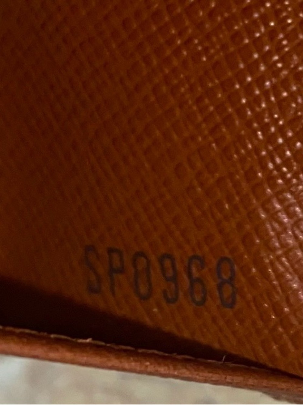 Louis Vuitton Vintage Brown Taiga Leather Card Holder Wallet SP0968 EUC - Picture 12 of 14